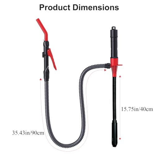 Vitog Rechargeable Fuel Transfer Pump, 15000mAh 3.5GPM Electric Siphon Pump