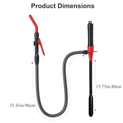 Vitog Rechargeable Fuel Transfer Pump, 15000mAh 3.5GPM Electric Siphon Pump