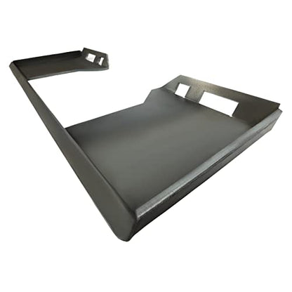 ECOTRIC 1/2" Thick Quick Tach Cut Out Mount Plate, Steel Skid Steer Quick Tach Attachment Adapter Plate Compatible with Bobcat, Kubota Tractors with One Year Warranty - style: 1/2"
