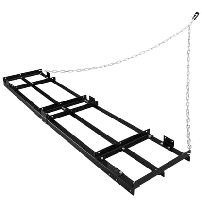 8FT Drag Harrow Heavy Duty Driveway Grader Power Rake - size: 8FT