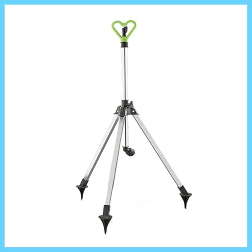 Revolving Tripod Sprinkler for Lawn Garden Adjustable 20 to 1900 Square Feet