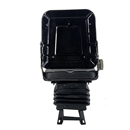 Suspension Seat Replacement Universal Adjustable Waterproof - Black - color: Black with Suspension