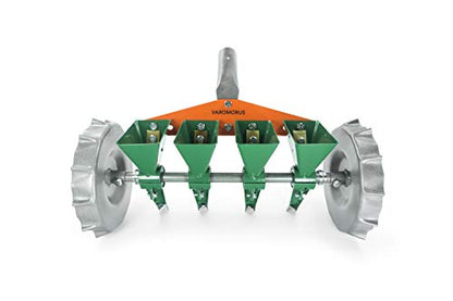 Varomorus Metal Precision Manual Seeder for Vegetables Greens Onion Radish Beets (4-Row) - size: 4-Row