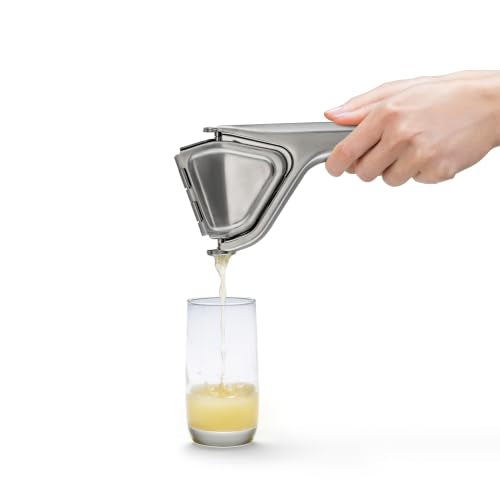 Dreamfarm Fluicer Steel Fold-Flat Citrus Juicer - Lemon - color: Stainless Steel