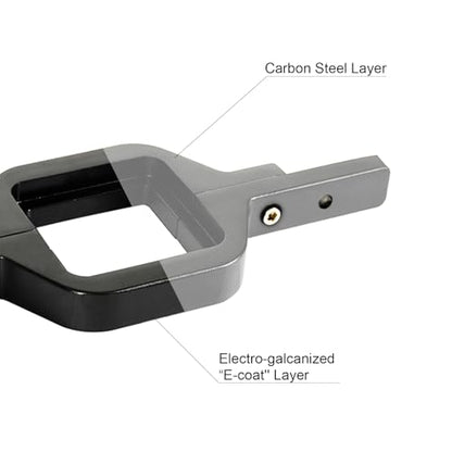 BESTZHEYU 4 Inch Hitch Backup Light with 2 Inch Towing Hitch Mount Brackets - color: White, size: 2 inch