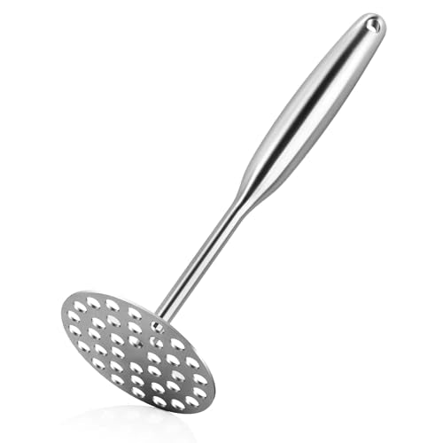 Stainless Steel Potato Masher - Heavy Duty Mashed Potato Maker