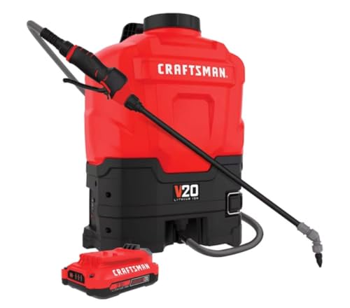 CRAFTSMAN 20V* Lithium-ion Battery Powered 4 Gallon Backpack Sprayer