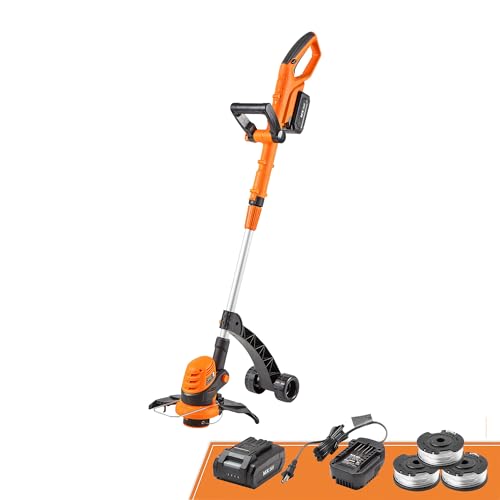 LawnMaster 24V Max 10" Cordless String Trimmer Weed Eater, CLGT2410S - style: 10-Inch