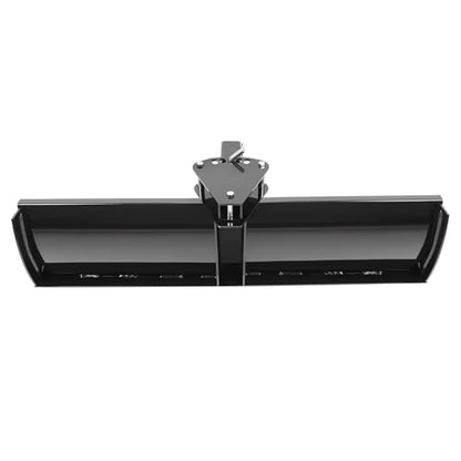 KUAFU 3-Point 48 Inch Scrape Blade Implement 2 Inch Reciever Compatible with ATV UTV Rear Grading Blade Attachment Angle Adjustment Adjusts 0 7.5 or 15 Degrees