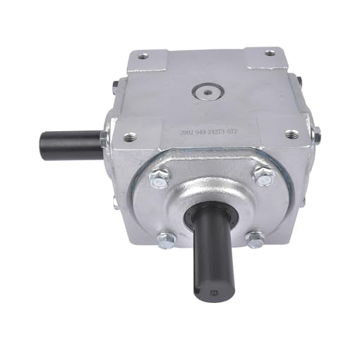 40 HP Right Angle Bevel Gearbox with 2 Keyed Shafts CW/CW 1:1, Cast Iron housing, Part No.#19455-SR-KW-KW-GR Lamerto