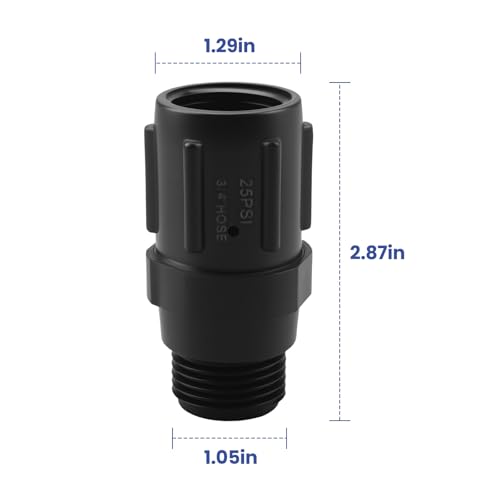 Garden Hose Pressure Regulator 25 PSI for Rain Bird HT07525PSI 2Pcs