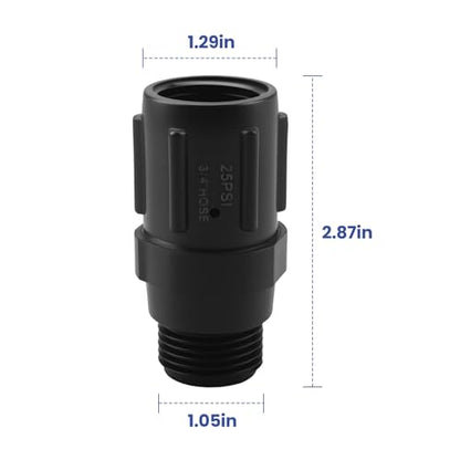 Garden Hose Pressure Regulator 25 PSI for Rain Bird HT07525PSI 2Pcs