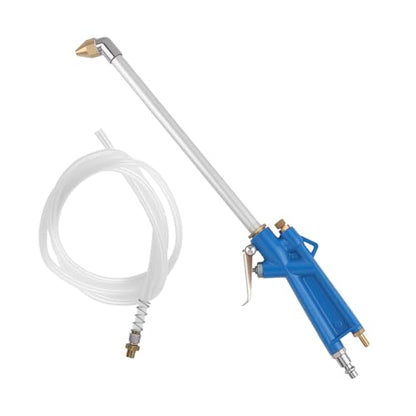 Air Engine Cleaning Gun Elbow & 3.93Ft Hose,Pneumatic Air Nozzle Blow Gun High Pressure Airs Spray Guns for Narrow Space,Universal Siphon Spray Guns for Car Engine Dust Cleaning