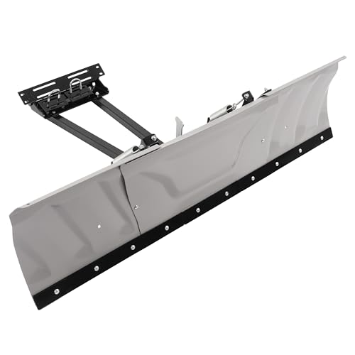ALMULOO Steel Snow Plow Blade for ATV with Adjustable 48"–60" Width
