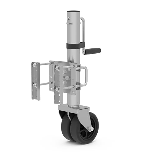 2000 lbs Upgraded Boat Trailer Jack,10" Lift, Bolt On Trailer Jack - color: Silver