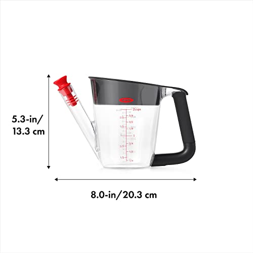 OXO Good Grips 2 Cup Fat Separator, Plastic, One Size - size: One Size, style: 2 Cup