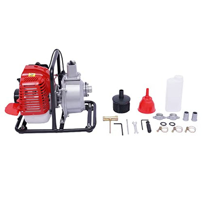 119GPM 2HP 43CC 2-Stroke Gas Powered Semi-Trash Water Transfer Pump - color: 2hp 2-stroke
