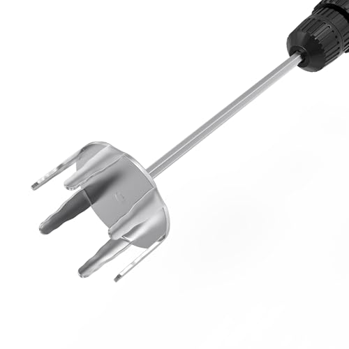 Outspark 3 Inch Stainless Steel Pork Puller Used with Standard Hand Drill,Pork Shredder Drill Attachment