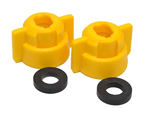 Valley Industries Quick Detach Sprayer Nozzle Caps - W/Gaskets, 2 Pack