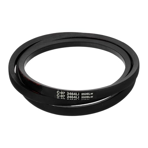 uxcell C97 Drive V-Belt 2464mm Inner Girth 22mm Width 14mm Height Rubber for Power Transmission - size: C97