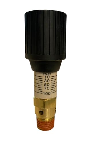 American Made Brass Pressure Relief 0-100 PSI Adjustable Range Valve
