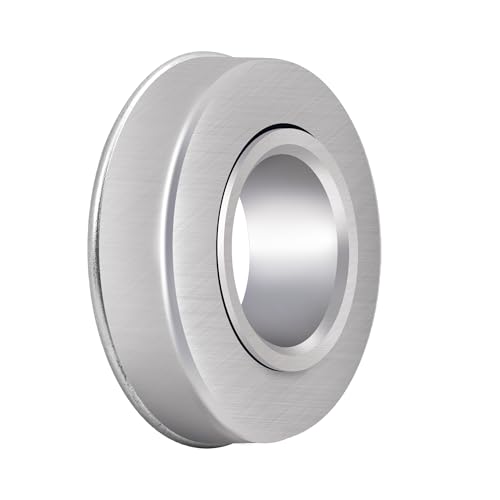 XIKE Flanged Ball Bearing, 3/4 x 1-3/8 in ID x OD, 4 Pack - size: ID 3/4" x OD 1-3/8" - Stamping Steel
