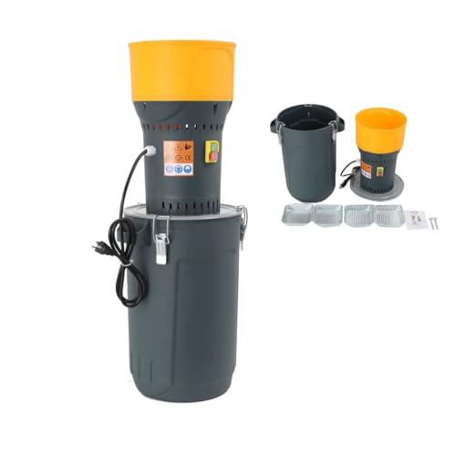 Grain Mill Corn Grinder, 1000w Electric Feed Grinder Mill 25L - size: 25L Round