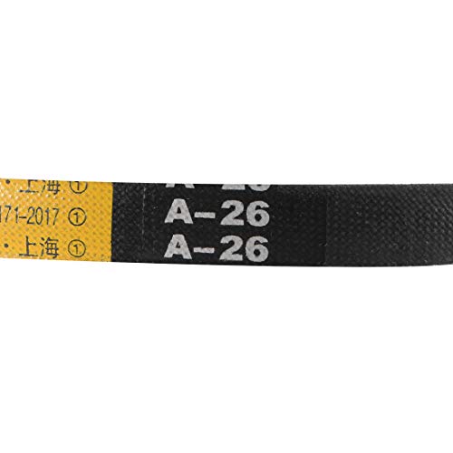 uxcell A26 Drive V-Belts 26" Lp, 13mm W, 8mm THK, JIS Standard 2pcs - size: 26"