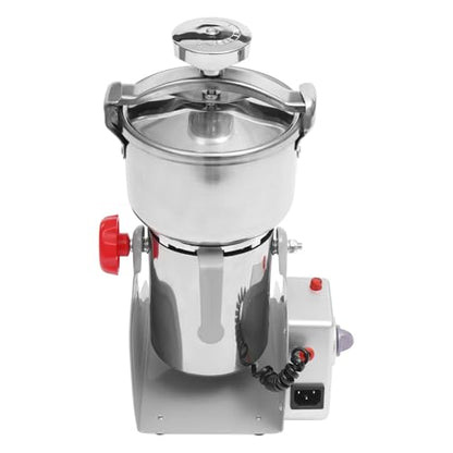 Electric Grain Mill Grinder, 110V 3600W Food Grinder for Home and Commercial, Countertop Grain Mill for Dry Spice Herbs Grains Coffee Rice Pepper (2.2lbs/1000g) - size: 2.2lbs/1000g