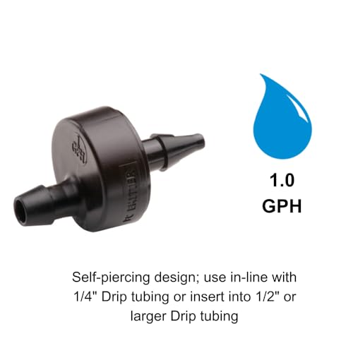 Rain Bird SW10-30PS Drip Emitter, 1/4", 30-Pack - size: 30-Pack