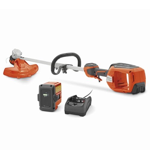 Husqvarna WeedEater 320iL Cordless String Trimmer with 4 Ah Battery and Charger, 16-Inch Straight Shaft Electric Weed Eater with Rapid Replace Trimmer Head for Reloading, Gifts for Men, 970480104 - size: 320iL Kit