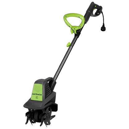 Earthwise TC70025 7.5" 2.5-Amp Corded Electric Tiller/Cultivator, Grey