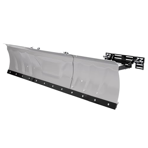 WUTIST 60" - 72" Universal UTV Switchblade Snow Plow Blade Angle Adjustable