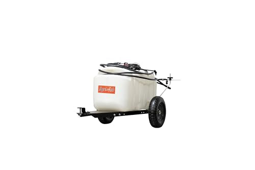 Agri-Fab 45-0616 Tow-Behind Sprayer with Boom and Spray Wand 25 - Gallon Capacity, 1.6 GPM, 100 PSI Pump - style: 25-Gallon Tow-Behind Sprayer