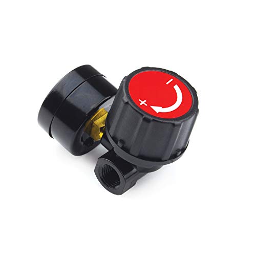 Primefit CR1401G Replacement Air Regulator with steel-Protected Gauge, 1/4" Npt