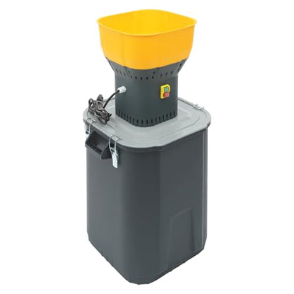 Electric Corn Grinder Mill 110V 1300W 19000RPM Automatic Agricultural Feed Grain Mill, 881lbs/H Dust-free Dry Cereals Wheat Grinder Flour Mill with 5 Sieves, 14.53Gal Detachable Bucket - size: 1300W, 5 Sieves, w/ 55L(14.53Gal)Bucket