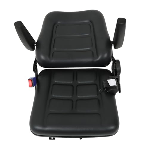 GXYWADY Universal Adjustable Forklift Seat Replacement for Excavator Forklift Tractor Skid Loader Backhoe Dozer Telehandler