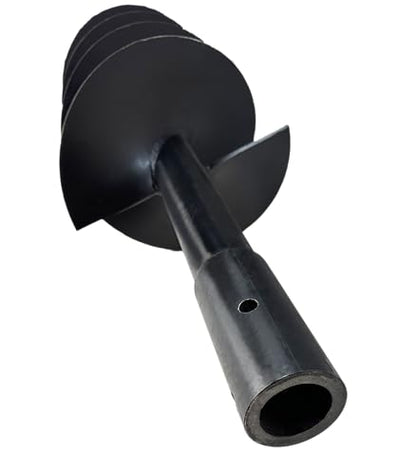 12" Extra Heavy Duty Earth Auger, 2" Round Drive, 48"