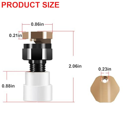 2PCS BN2BP125FWX-CS Boomless Nozzle Full Pattern 2GPM 12v Pumps 16 Foot Broadcast Spray for Valley Industries and Master Manufacturing