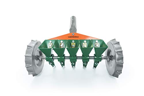 Varomorus Metal Precision Manual Seeder for Vegetables Greens Onion Radish Beets (5-Row) - size: 5-Row
