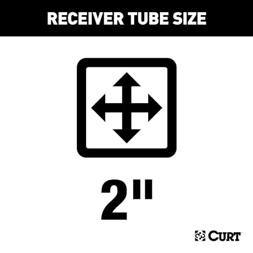 CURT 13608 Class 3 Trailer Hitch, 2-Inch Receiver, Compatible with Select Kona N-Line, EV