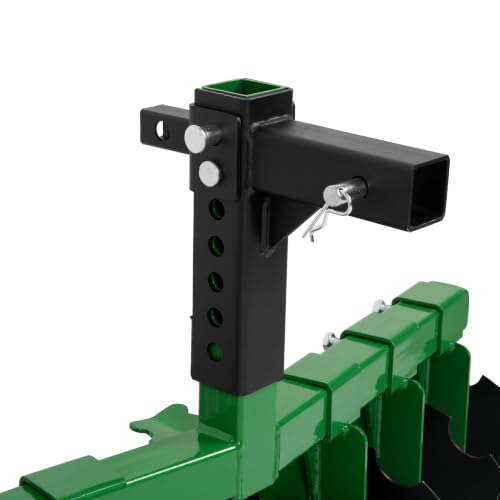 WUTIST 35" Disc Harrow Plow Attachment Green Compatible with All ATV, UTV - color: Black+Green