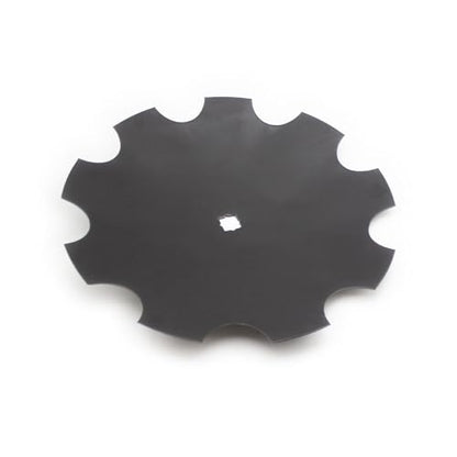 1 Pack 18" Notched Harrow Disc Blades to Fit 1" or 1-1/8" Square Axle