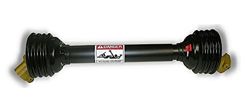 35" Complete PTO Driveline 1-3/8" 6 Spline w/QD Both Ends 14006135