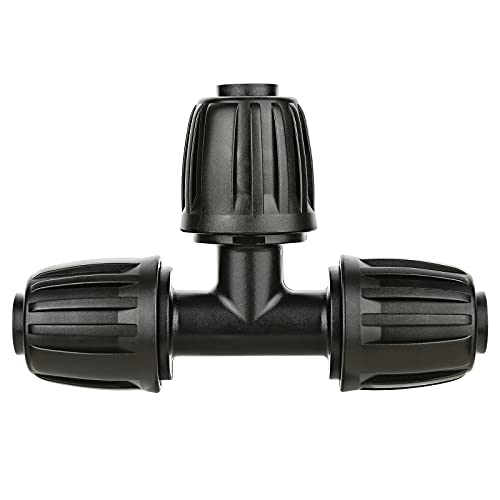 Drip Hose Connectors for 1/2" Tubing, Barbed Tee, 10pcs - size: 1/2" Tee