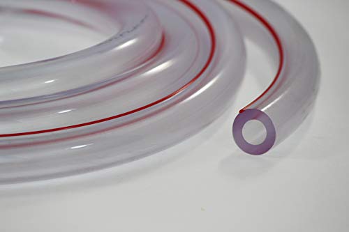 Milk Hose/Tube Transparent Food Grade for Cow or Goat Milking Machines 8 Ft Long by Melasty (35/64 Inch ID) - size: 35/64 Inch