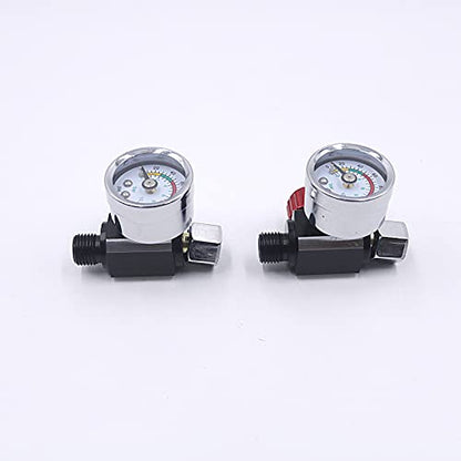 Spray Gun Air Pressure Regulator, 1/4"-NPT Air Pressure Regulator Kit