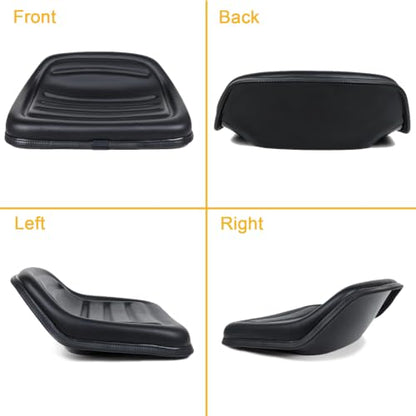 Universal Forklift Seat with Micro Switch, Tractor Seat - color: Black