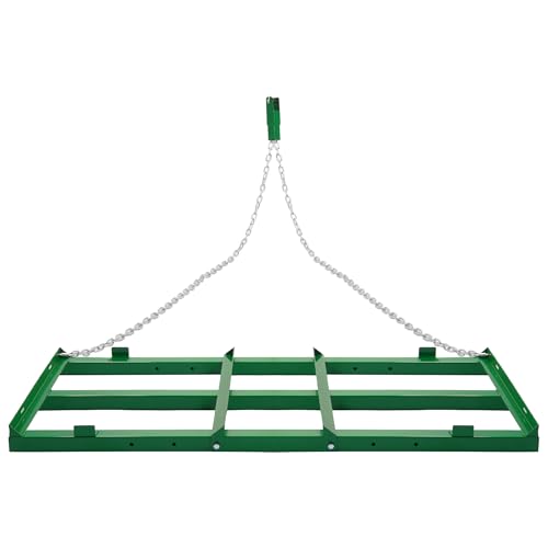4FT Drag Harrow Driveway Grader Tow Behind Drag Lawn Leveling Rake