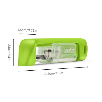 Dreamfarm Sharple Self-Sharpening Vegetable Peeler - Kermit Green - color: Green, size: Length: 18.2cm / 7.2”